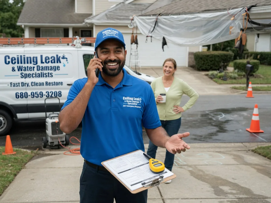 Ceiling Leak Cleanup Green Pond, AL FAQs